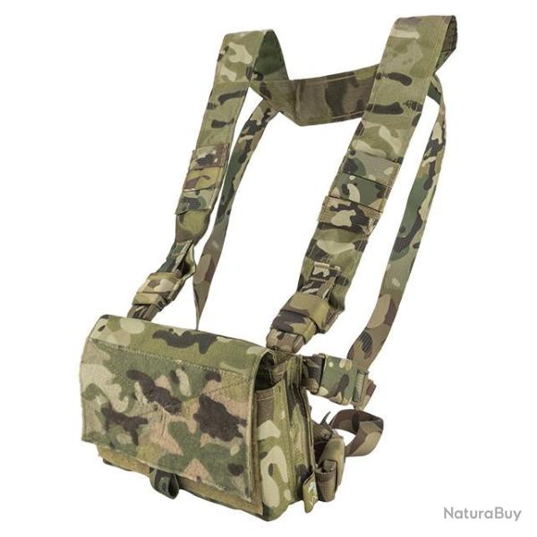 CHEST RIG VIPER DOUBLE COMPARTIMENT VELCRO MULTICAM