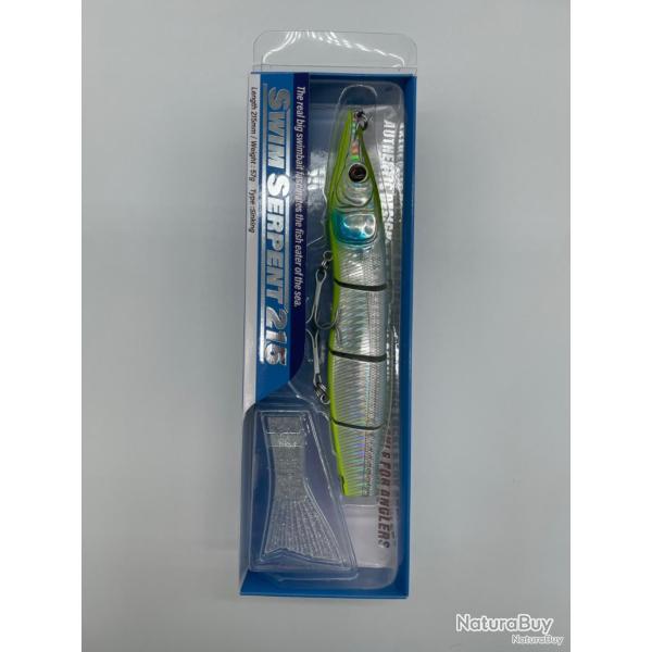 Leurre dur Adusta swim serpent 215 double chart