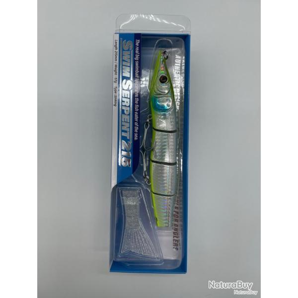 Leurre dur Adusta swim serpent 215 double chart