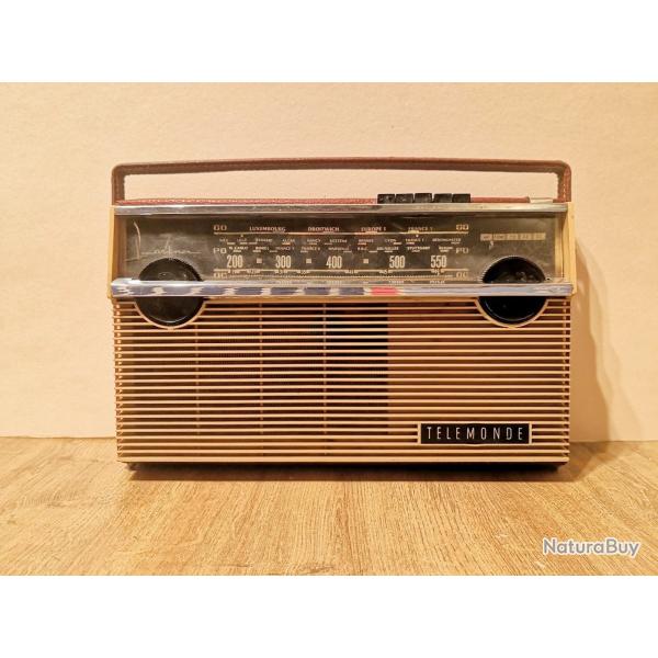 Rare Ancienne Radio R�tro Vintage Telemonde / 60's