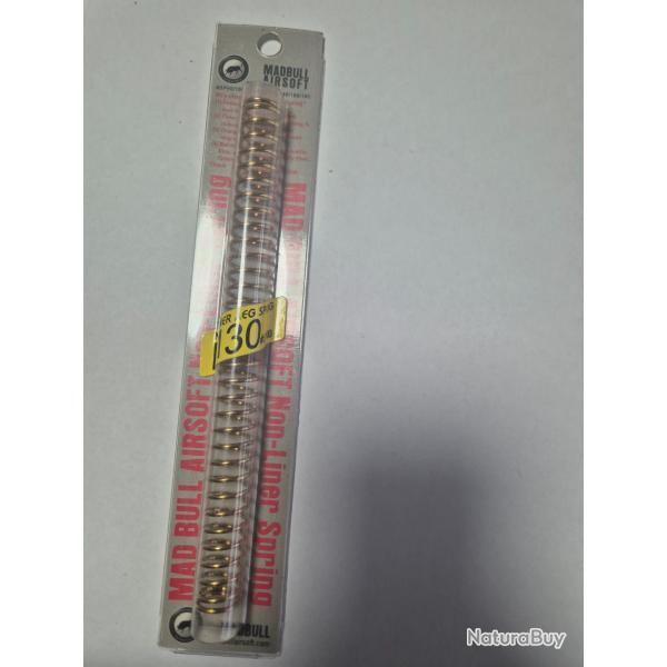 Ressort M130 aeg airsoft MadBull upgrade