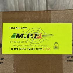 OGIVES MPF 9 RN 124GR TMJ X1000