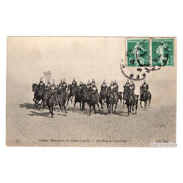 CPA - Grandes Manoeuvres Du Centre 1908 - Un Raid De Cuirassiers-N�1046