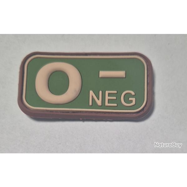 Patch velcro silicone O n�gatif