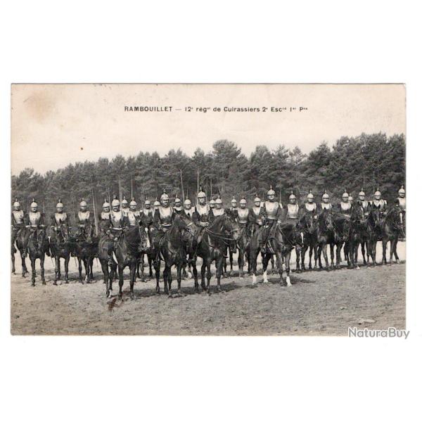 CPA - Rambouillet 12� r�giment de cuirassiers 2e escadron 1 er -N�1041