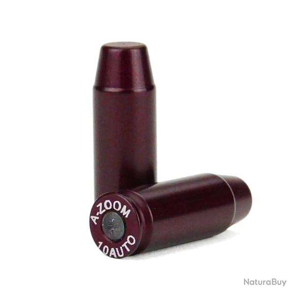 5 douilles amortisseur "Snap cap" cal. 10mm Auto en aluminium - A-Zoom
