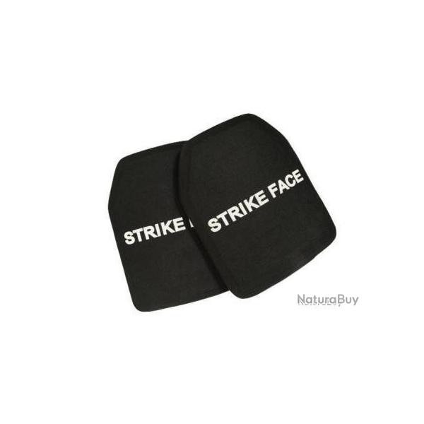 2 Plaques pare balle balistique nij4 et 2 anti trauma anti ak47 Ar15 glock.... stand alone ! Lot !