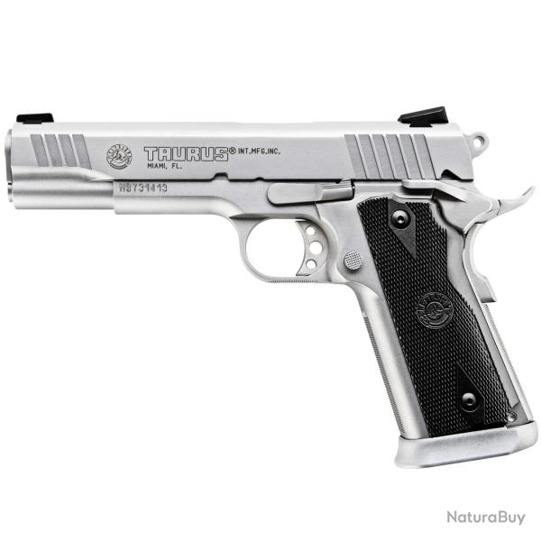 Pistolet TAURUS PT 1911 (Mod�le: Stainless Steel mat, Calibre: .45 ACP)
