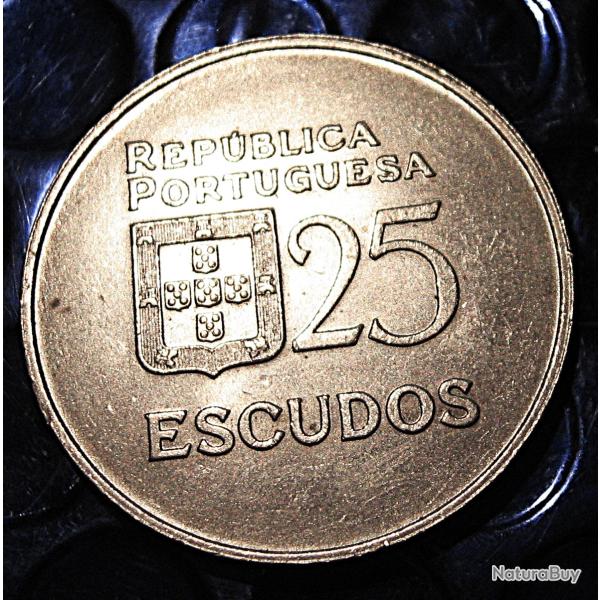 Portugal piece de 25 escudos 1980 ttb+