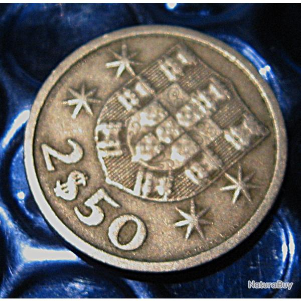 Portugal piece de 2$5 1964  ttb