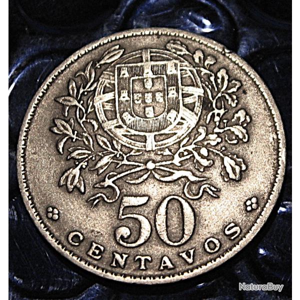 Portugal piece de 50 centavos 1959  ttb+(r�publica portuguesa)