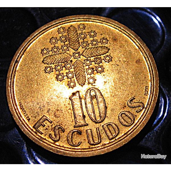 Portugal piece de 10 escudos 1996 ttb+(r�publica portuguesa)