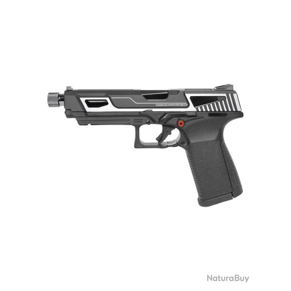 PISTOLET 6MM GTP9 MS SILVER GAZ