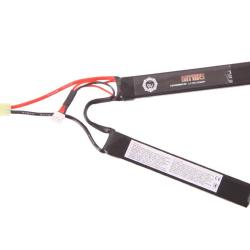 BATTERIE LIPO 7.4V 1300MAH 15C DUEL CODE