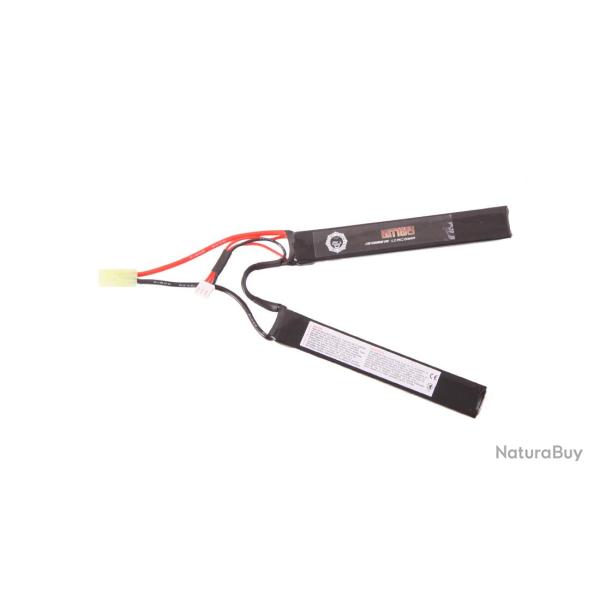 BATTERIE LIPO 7.4V 1300MAH 15C DUEL CODE