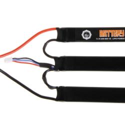 BATTERIE LIPO 11.1V 2000 MAH 15C DUEL CODE