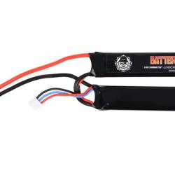 BATTERIE LIPO 7.4V 1100MAH 25C (2PC) DUEL CODE