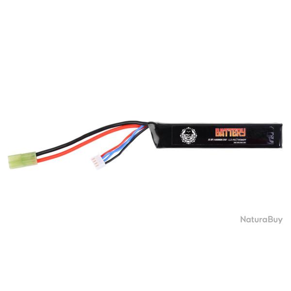 BATTERIE LIPO 11.1V 1100MAH 25C DUEL CODE