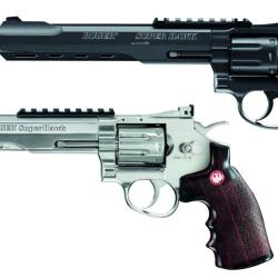 R&eacute;plique revolver Super Hawk 8 Pouces CO2 - Revolver Noir