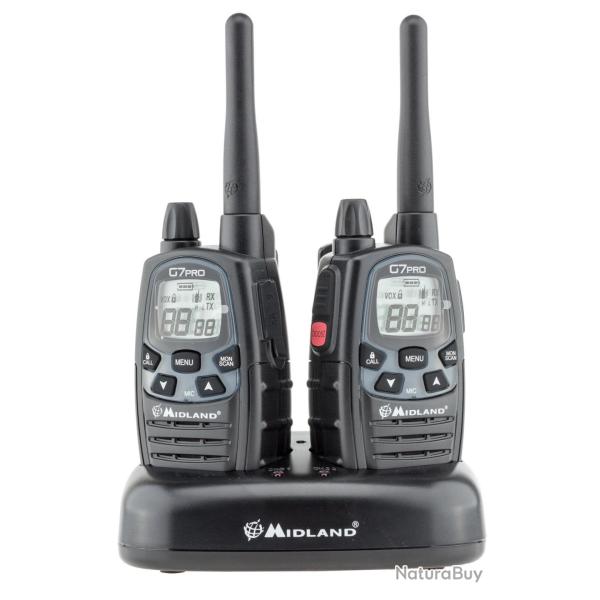 Talkies-walkies G7 PRO - Midland - Deux talkies G7 PRO + chargeur