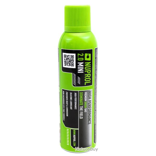 Gaz Nuprol Premium 2.0 Green Gaz - Mini bouteille