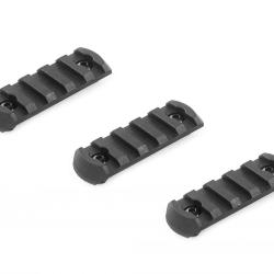 Kit de 3 rails qrs M-LOK 5 slots - vfc - 3 rails qrs m-lok 5 slots