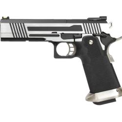R&eacute;plique airsoft HX1001 split silver gaz GBB - Pistolet