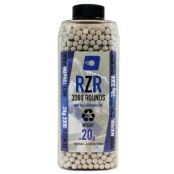 Billes Airsoft 6mm RZR 0.20g BIO bouteille 3500 bbs - 0,20g