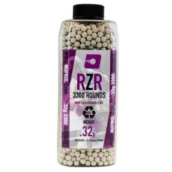 Billes Airsoft 6mm RZR 0. 32 g BIO bouteille 3500 bbs - 0,32g