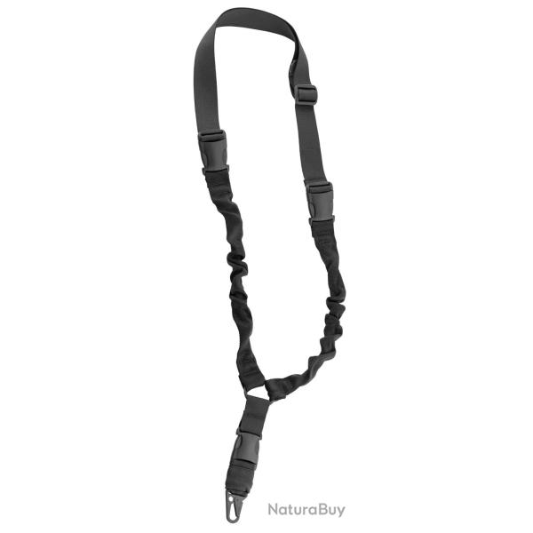 Sangle 1 point d�grafable avec attache crocodile Noire