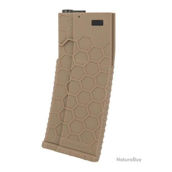 Chargeur AEG Mid-cap 120 coups Hexmag Dark Earth - Chargeur dark earth 120 coups LT AEG HEXMAG