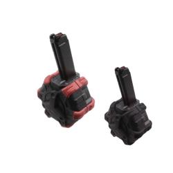 Chargeur Gaz Adaptative Drum pour s&eacute;rie VX 350 billes - ROUGE