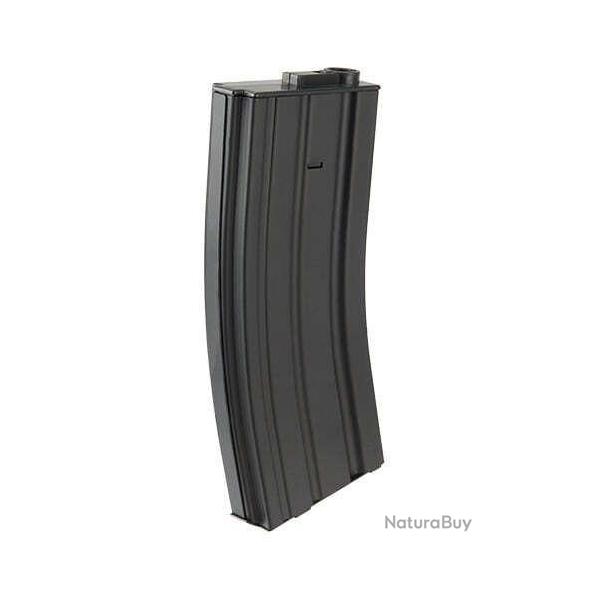 Chargeur Mid-cap m�tal 120 billes pour M4 AEG - Chargeur Mid-cap m�tal 120 billes