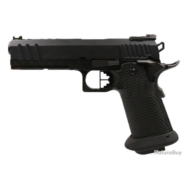 R�plique airsoft GBB HX2033 SEMI / FULL AUTO Noir gaz 1.0J
