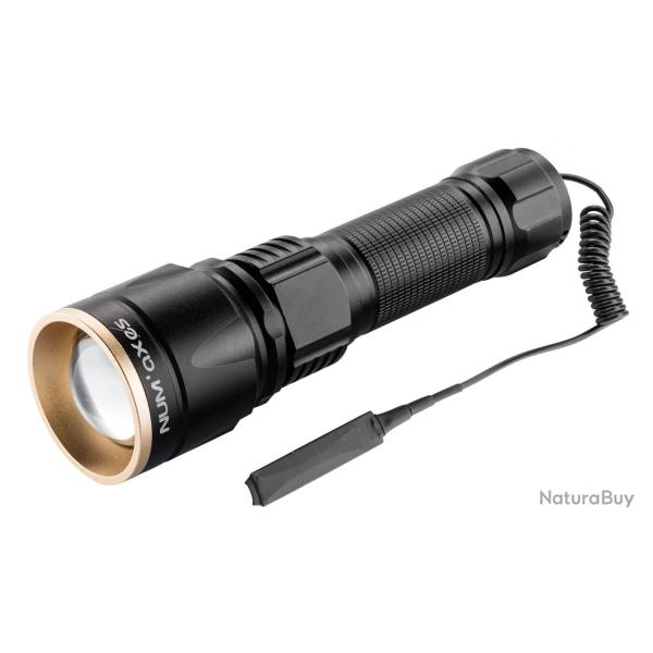 Lampe Tactique rechargeable NUM AXES 3 Led Blanche-Rouge-Verte