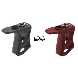 Handstop Grip Aluminium Keymod - ROUGE