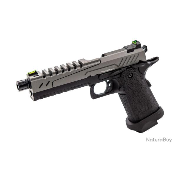 R�plique GBB gaz Hi-Capa 5.1 SPLIT Gris / Noir 1,0J