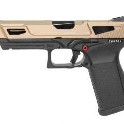 R&eacute;plique GBB pistolet GTP9 gaz 0,9J MS DST Gold - G&G