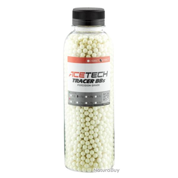 Billes Acetech Tracer 0.20g x 2700 vertes bouteille - ACETECH