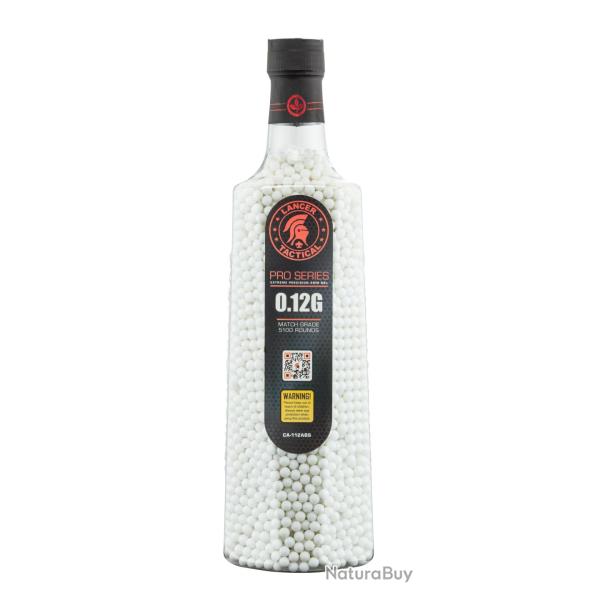 Billes Airsoft 6mm 0.12g x 5100 en bouteille - BB LT 0.12G 5100 rds en bouteille (carton de 6)