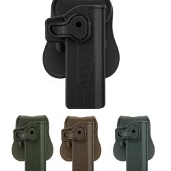 Holster rigide Quick Release pour Hi-Capa Droitier - Noir