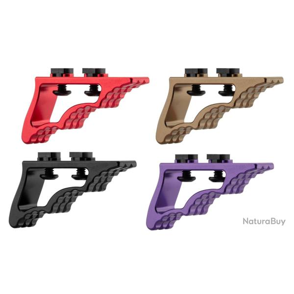 Angle Grip Aluminium CNC M-LOK / Keymod - VIOLET