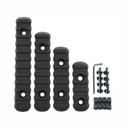 Kit de 4 rails M-LOK vers Picatinny - RAILS NOIR