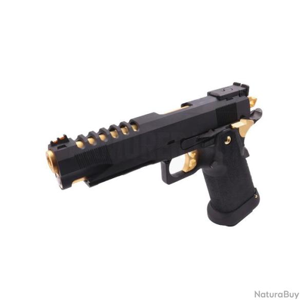R�plique Hi-Capa 5.1 HX2701 full gaz GBB noir et or - REP GBB AW HX2701 5.1 BLACK/GOLD
