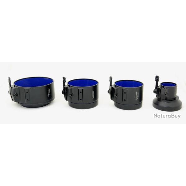 Rusan adaptateur monobloc pour clip-on vision thermique pour Pixfra Chiron...