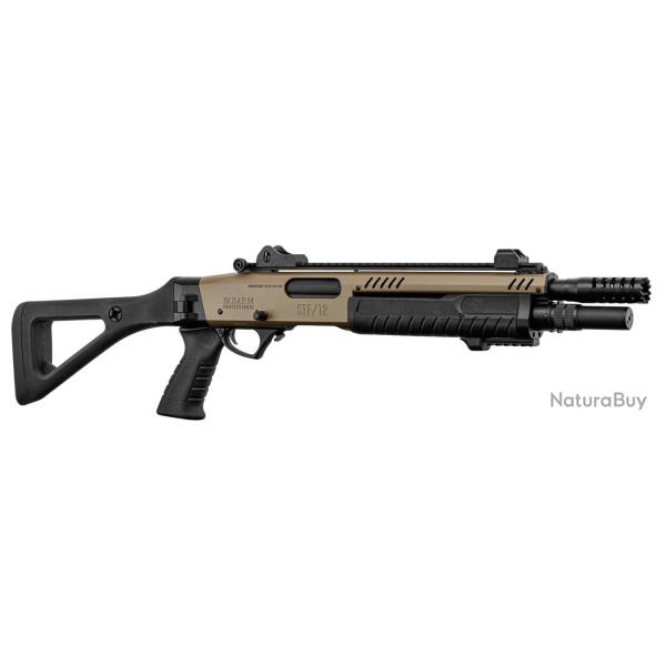 R�plique fusil � pompe FABARM STF12 Compact Gaz - FABARM STF12 Compact Tan