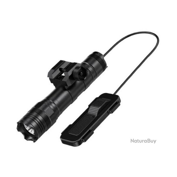 Lampe Tactique Skywoods Tactical Orghini L70192 - 1250 Lumens avec Montage Rail Picatinny et M-Lock 