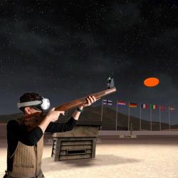Simulateur ball-trap r&eacute;alit&eacute; virtuelle Gaim by Aimpoint Crosse avec busc r&eacute;glable