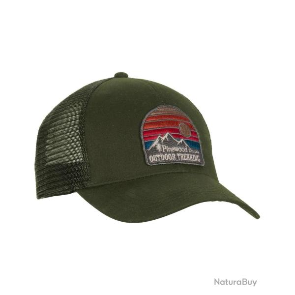 Casquette en maille Pinewood Vert Mousse