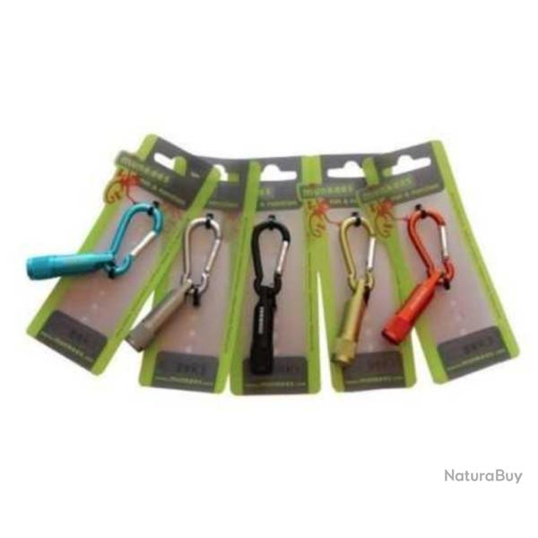 Munkees "Mousqueton avec Lampe" - Multicolor